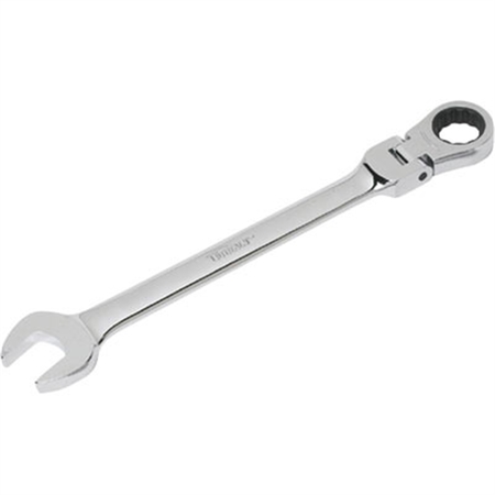 TITAN Combination Ratcheting Wrench, 1/4", Flex Head Box End 12901